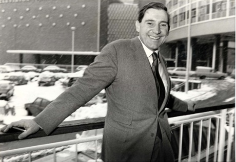 Alasdair Milne at TV Centre in 1981.