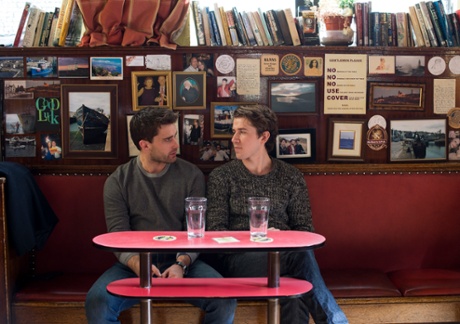 Stewart (Christian Cooke) and Ferg (Chris Fulton) in Stonemouth.