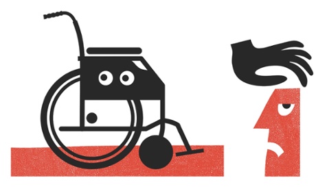 What really thinking man wheelchair