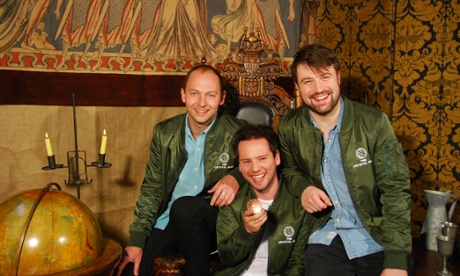 The team behind the new attraction: (l-r) Ben Hodges, Tom Lionetti-Maguire and Dean Rodgers