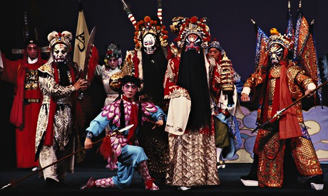 Extravagant Chinese costumes from Beijing opera
