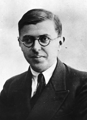Jean-Paul Sartre, c1940.