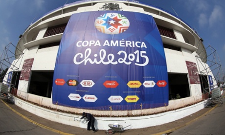 General view of the National Stadium in Santiago.