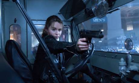 Emilia Clarke as Sarah Connor in Terminator Genisys.