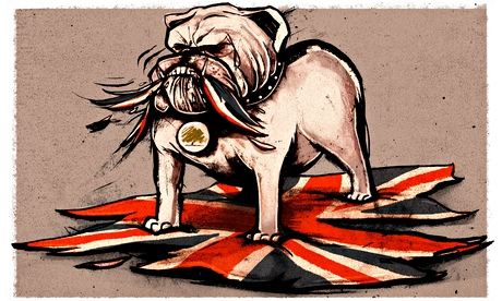 Ben Jennings illlustration – a British bulldog