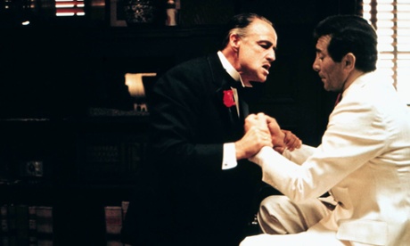 Marlon Brando as Vito Corleone in The Godfather.