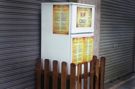 Galdakao’s ‘solidarity fridge’.