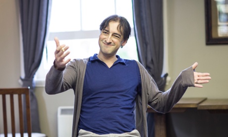 Alistair McGowan in rehearsal for An Audience With Jimmy Savile.