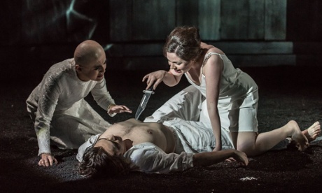 Left to right … Meili Li as Artemis, Lawrence Thackeray as Hippolytus, Ailsa Mainwaring.