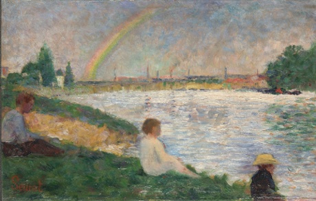 Georges Seurat, The Rainbow: Study for 'Bathers at Asnières' 1883