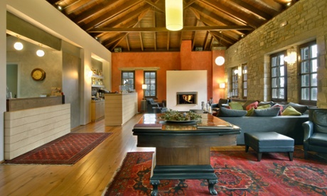 A lounge area at the Aristi Mountain Resort