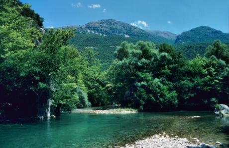 The river Vikos near Vitsa.