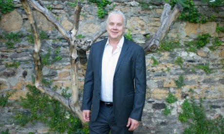 Tim Robbins in Lyon, France, where his Actors' Gang performed at Les Nuits de Fourvières.