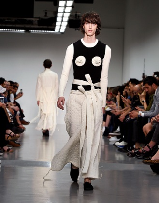 A model on the Craig Green catwalk