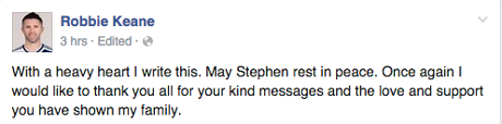 Robbie Keane/Facebook