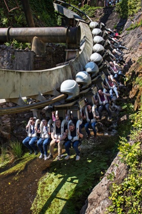 Jon Henley on the Nemesis ride at Alton Towers.