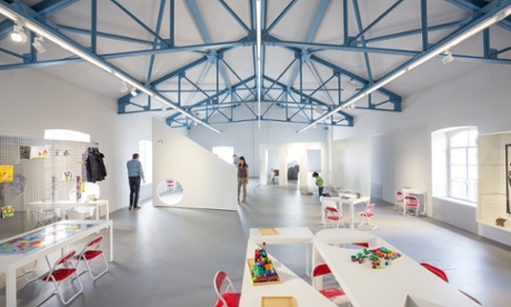 The Accademia dei bambini at Fondazione Prada, Milan, has been designed for children.