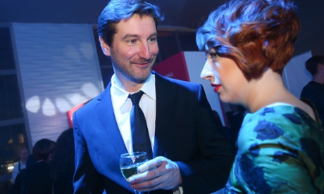 Journalists Anton Krasovsky and Tatyana Felgengauer at the Edward Snowden Internet Media Awards in 2014 in Moscow.