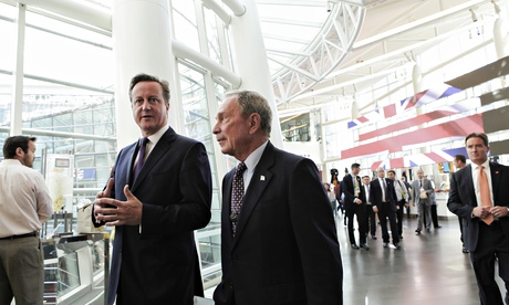 Michael Bloomberg with David Cameron