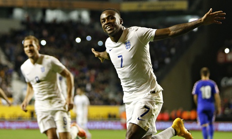 Saido Berahino of England Under-21s
