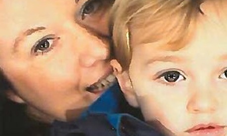 Rebecca Minnock and her three-year-old son Ethan