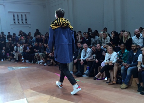 Zebra print-lined hoods at Coach