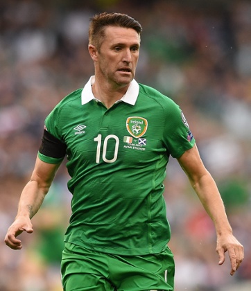 Robbie Keane, a late substitute for the Republic of Ireland.