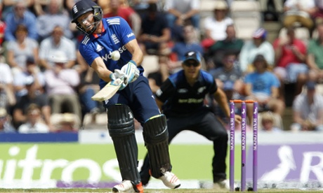 Jos Buttler ramps one for four.