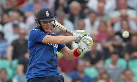 Sam Billings hits through the leg-side.