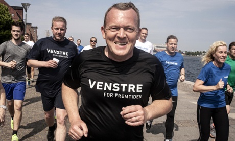 Danish Liberal party leader Lars Loekke Rasmussen running for office