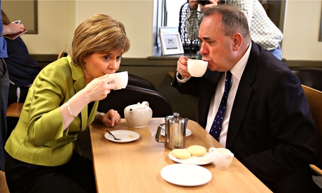 Nicola Sturgeon and Alex Salmond