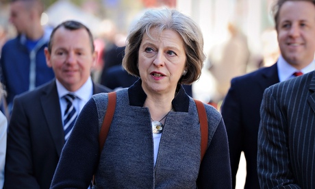 Home Secretary Theresa May Campaigns In Yeovil