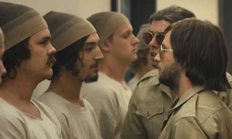 We need to talk about ethics ... Ezra Miller stars as one of the “prisoners” in the psychological thriller The Stanford Prison Experiment.