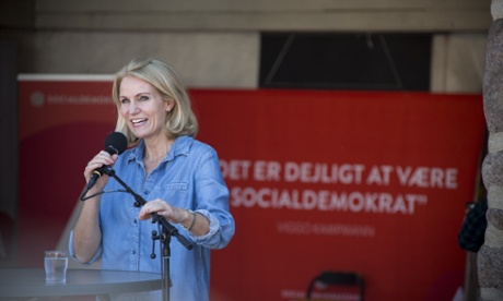 Thorning-Schmidt campaigning.