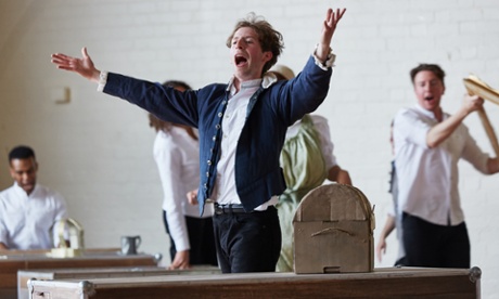 Fine young fellow … Martin Bassindale as Henry in The Famous Victories of Henry V.