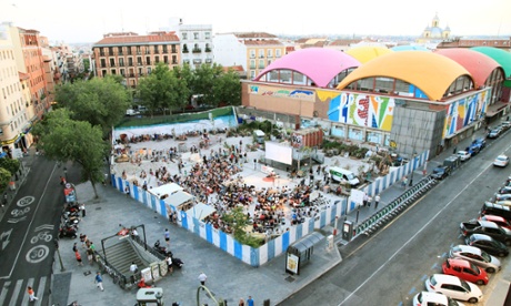 Campo de Cebada in Madrid.