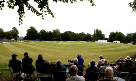 A panoramic view at Arundel, where Sussex are playing Durham.