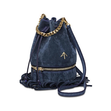 Navy suede Manu Atelier