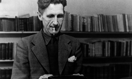 George Orwell At A Typewriter