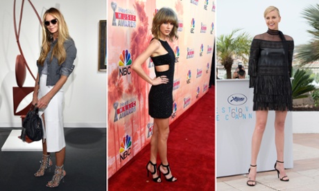 Elle Macpherson, Taylor Swift and Charlize Theron in high heels