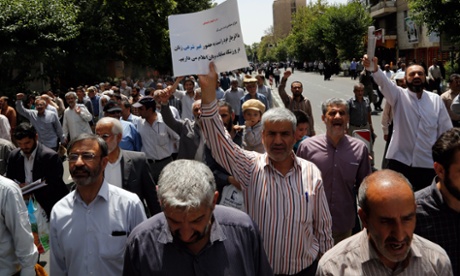 Protest in Tehran