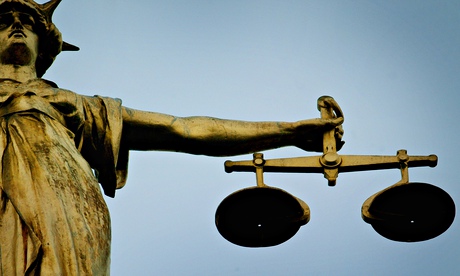 The scales of justice at the Old Bailey