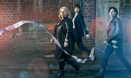 Don't cross them… No Offence's Joanna Scanlan, Alexandra Roach and Elaine Cassidy.