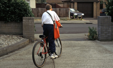 Paperboy cycling 