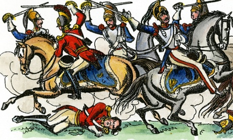 Print of Philip Astley's Battle of Waterloo