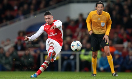 Alex Oxlade-Chamberlain. Curling shots at Chelsea, rather than Arsenal in future?