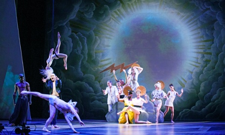 Aerialism and hoary rock'n'roll … Contact by Philippe Découfle.