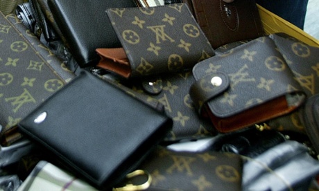 Counterfeit brand wallets