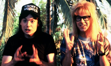 Mike Myers and Dana Carvey in Wayne's World.