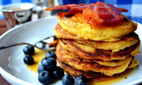 American buttermilk pancakes